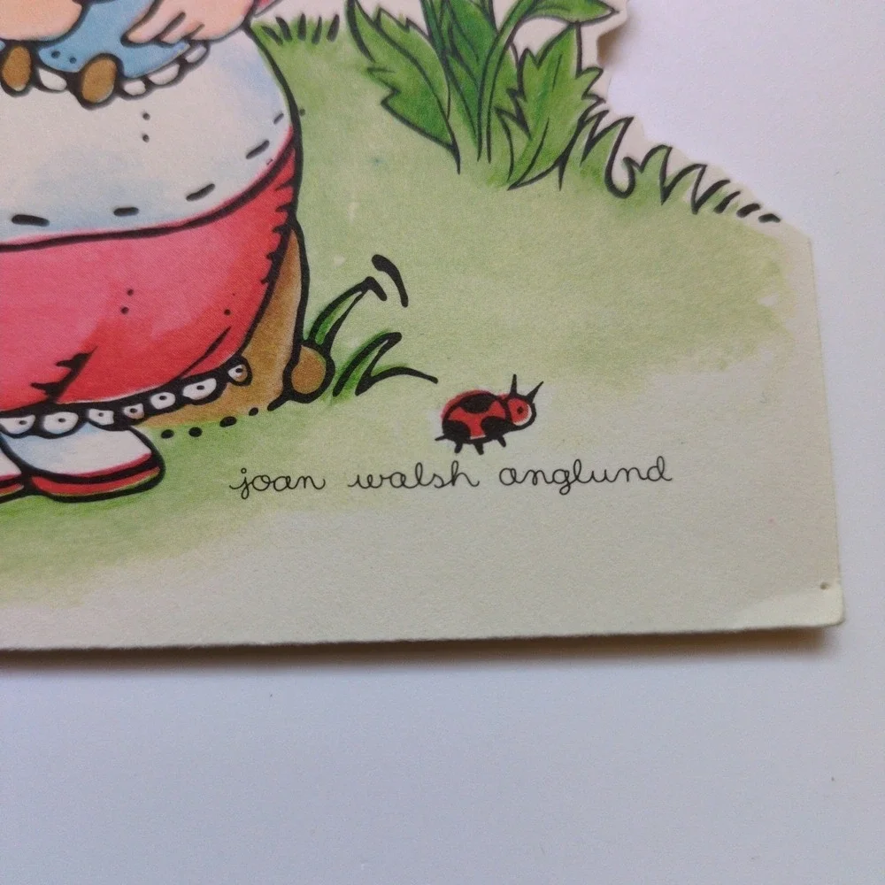 Vtg 1973 Valentine's Day Greeting Card - Joan Walsh Anglund‎ Art Hallmark